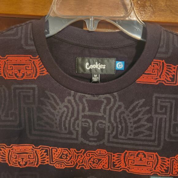 Cookies Clothing Co. New Aztec Design T-shirt, NWT Short Sleeve, size Medium - Picture 4 of 9